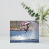 Jet Ski - Postkarte (Stehend Vorderseite)