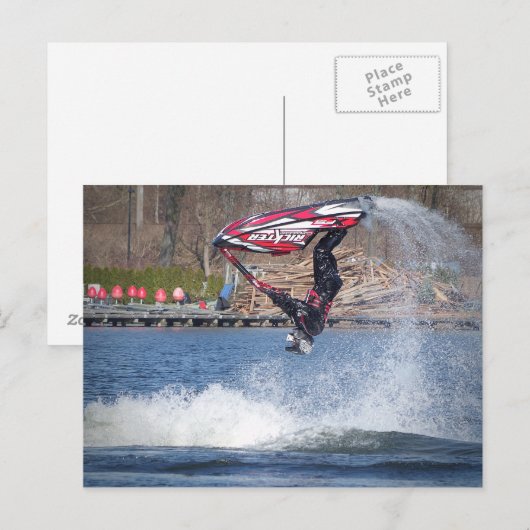 Jet Ski - Postkarte (Vorne/Hinten)