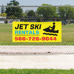 Jet Ski Rental Custom Banner