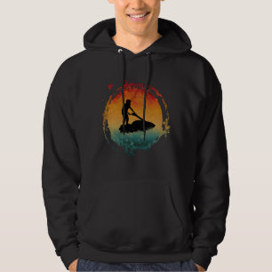 JET SKI RETRO VINTAG SKIING HOODIE