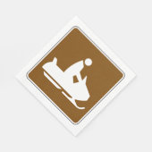 Jet Ski Sign Napkins Serviette (Ecke)