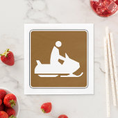 Jet Ski Sign Napkins Serviette