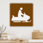 Jet Ski Sign Poster (Küche)