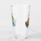 Jet Ski Stickman Glas (Links)