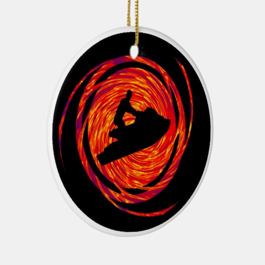 JET-SKI STYLEEEE KERAMIK ORNAMENT (Rechts)