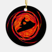 JET-SKI STYLEEEE KERAMIK ORNAMENT (Vorne)