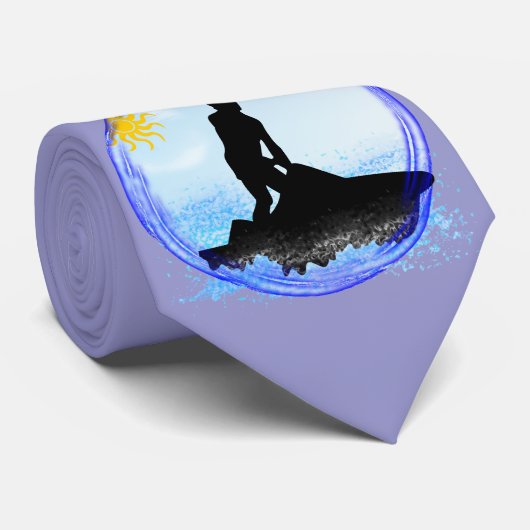 Jet-Ski-Träume Krawatte (Gerollt)