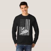 Jet Ski Us American Flag Jet Skiing T-Shirt (Vorne ganz)