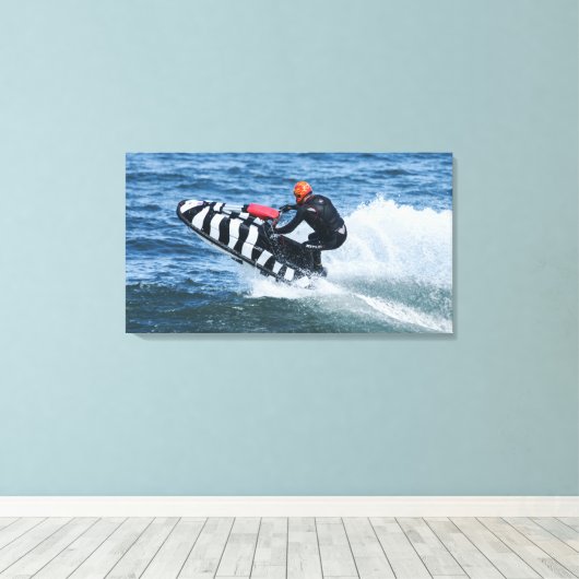Jet Ski Water Sport Leinwand (Insitu (Holzboden))