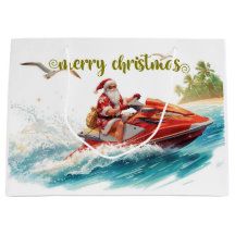 Jet-Ski-Weihnachtsfeier mit dem Weihnachtsmann