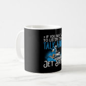 Jet Ski, wenn du mir Will Jet Skiing Water Jetski Kaffeetasse (Vorderseite Links)