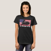 Jet Ski Yes This Is My Jet Ski American Flag T-Shirt (Vorne ganz)