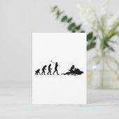 Jet Skier Postkarte (Stehend Vorderseite)