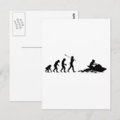 Jet Skier Postkarte (Vorne/Hinten)