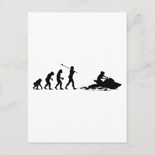 Jet Skier Postkarte
