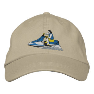 Jet Skier (Sitzung) Bestickte Kappe