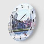 Jet Skiing by Colgate Clock Große Wanduhr (Winkel)