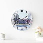 Jet Skiing by Colgate Clock Große Wanduhr (Zuhause)