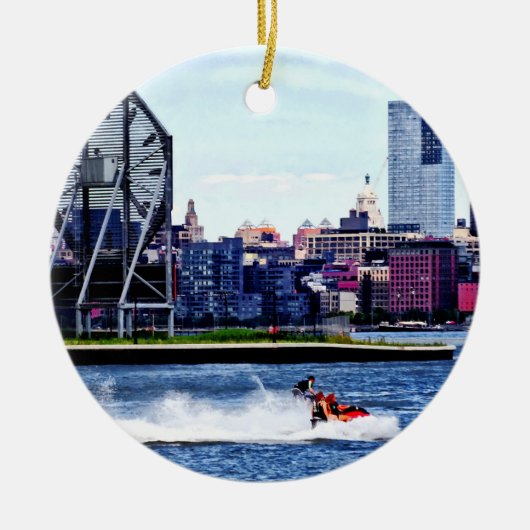 Jet Skiing by Colgate Clock Keramikornament (Vorne)