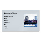 Jet Skiing by Colgate Clock Magnetische Visitenkarte (Vorderseite)