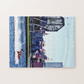 Jet Skiing by Colgate Clock Puzzle (Horizontal)