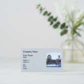 Jet Skiing by Colgate Clock Visitenkarte (Stehend Vorderseite)