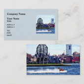 Jet Skiing by Colgate Clock Visitenkarte (Vorne/Hinten)