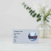 Jet Skiing by Colgate Clock Visitenkarte (Stehend Vorderseite)