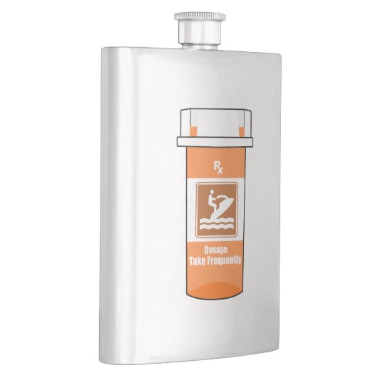 Jet Skiing ist mein Medikament Flachmann (Rechts)