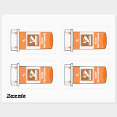 Jet Skiing ist mein Medikament Rechteckiger Aufkleber (Blatt)