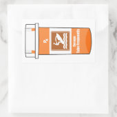 Jet Skiing ist mein Medikament Rechteckiger Aufkleber (Tasche)