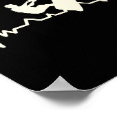 Jet Skiing Lover I Heartbeat Jet Skiing Poster (Ecke)