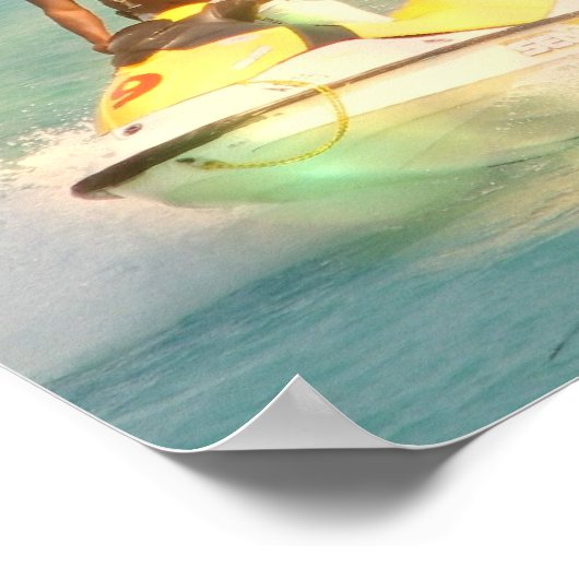 Jet Skiing Posters Poster (Ecke)