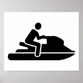 Jet Skitreiber Poster