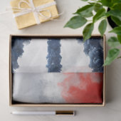 Jet Smoke Trails Red White Blue Decoupage Seidenpapier (Geschenk)