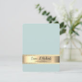 Jet Stream Gold Foil Rustikale Hochzeit Einladung (Stehend Vorderseite)