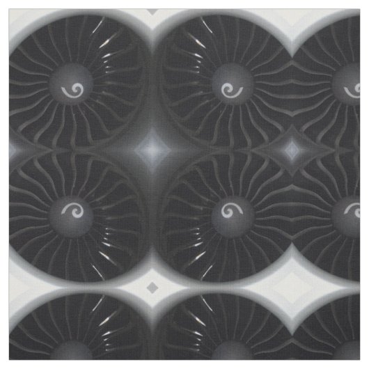 Jet Turbine Fabric Stoff (Muster)