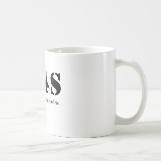 Jet-übersichtliches Design Kaffeetasse (Rechts)