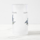 Jet und Pilot Mattglas Bierglas (Mittel)