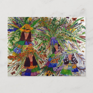 Jet van der Linden ansichtkaart Postkarte