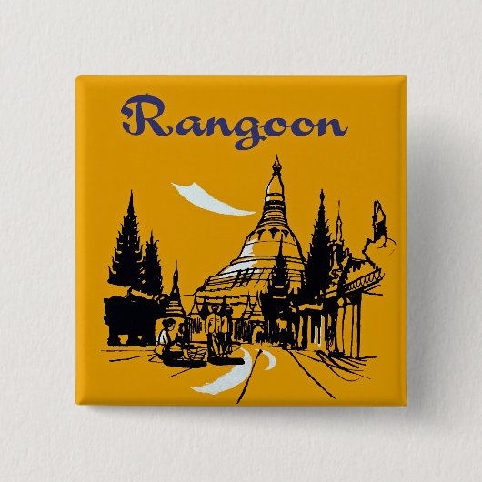 Jet Your Way to Rangoon Button (Vorderseite)