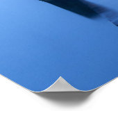 Jetblau Poster (Ecke)