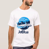 Jetblue Airbus T-Shirt (Vorderseite)