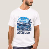 Jetblue Airbus T-Shirt (Vorderseite)
