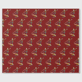 Jetboard Stickman Geschenkpapier (Flach)