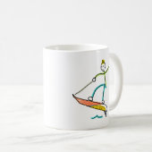 Jetboard Stickman Kaffeetasse (VorderseiteRechts)