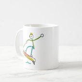Jetboard Stickman Kaffeetasse (Vorderseite Links)