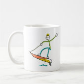 Jetboard Stickman Kaffeetasse (Links)