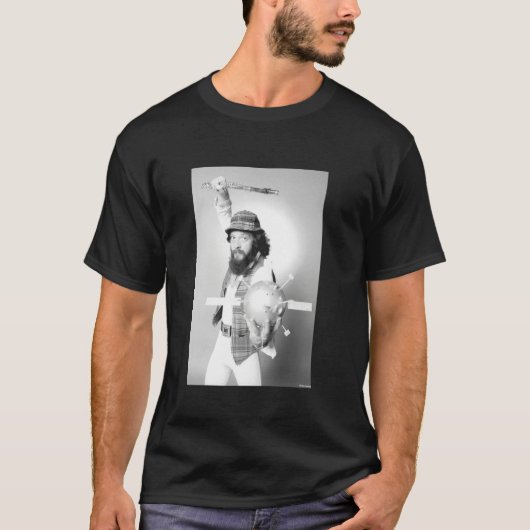 Jethro Tull Vocalist Flautist Ian Anderson By Alla T-Shirt (Vorderseite)