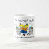 Jetlagged Comic | mein normaler Weg 11 Kaffeetasse (Mittel)